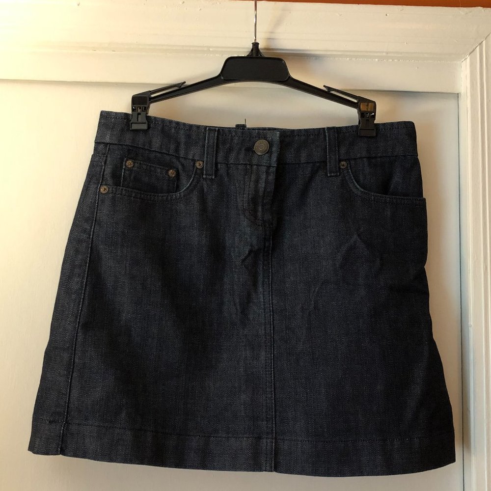 J. Crew Denim Mini Skirt